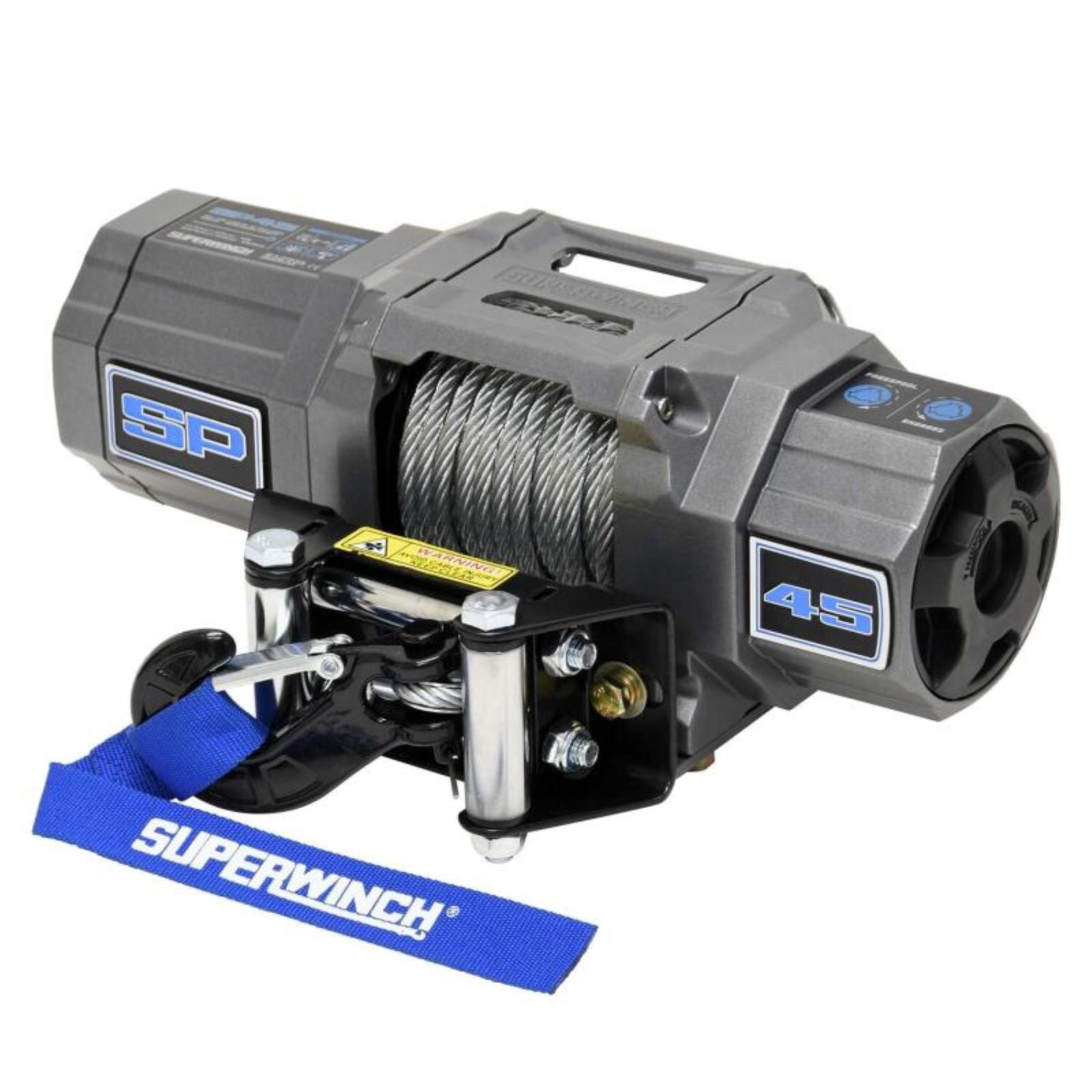 Super Winch 4500 LBS 12V DC 15/64" x 40' Steel Rope Roller Fairlead SP 45 Winch [MPN: 1145240]_2062663