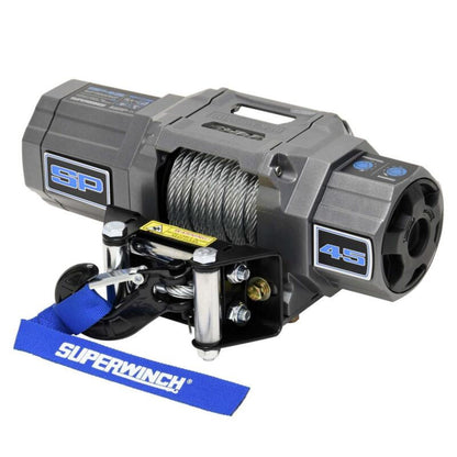 Super Winch 4500 LBS 12V DC 15/64" x 40' Steel Rope Roller Fairlead SP 45 Winch [MPN: 1145240]_2062663
