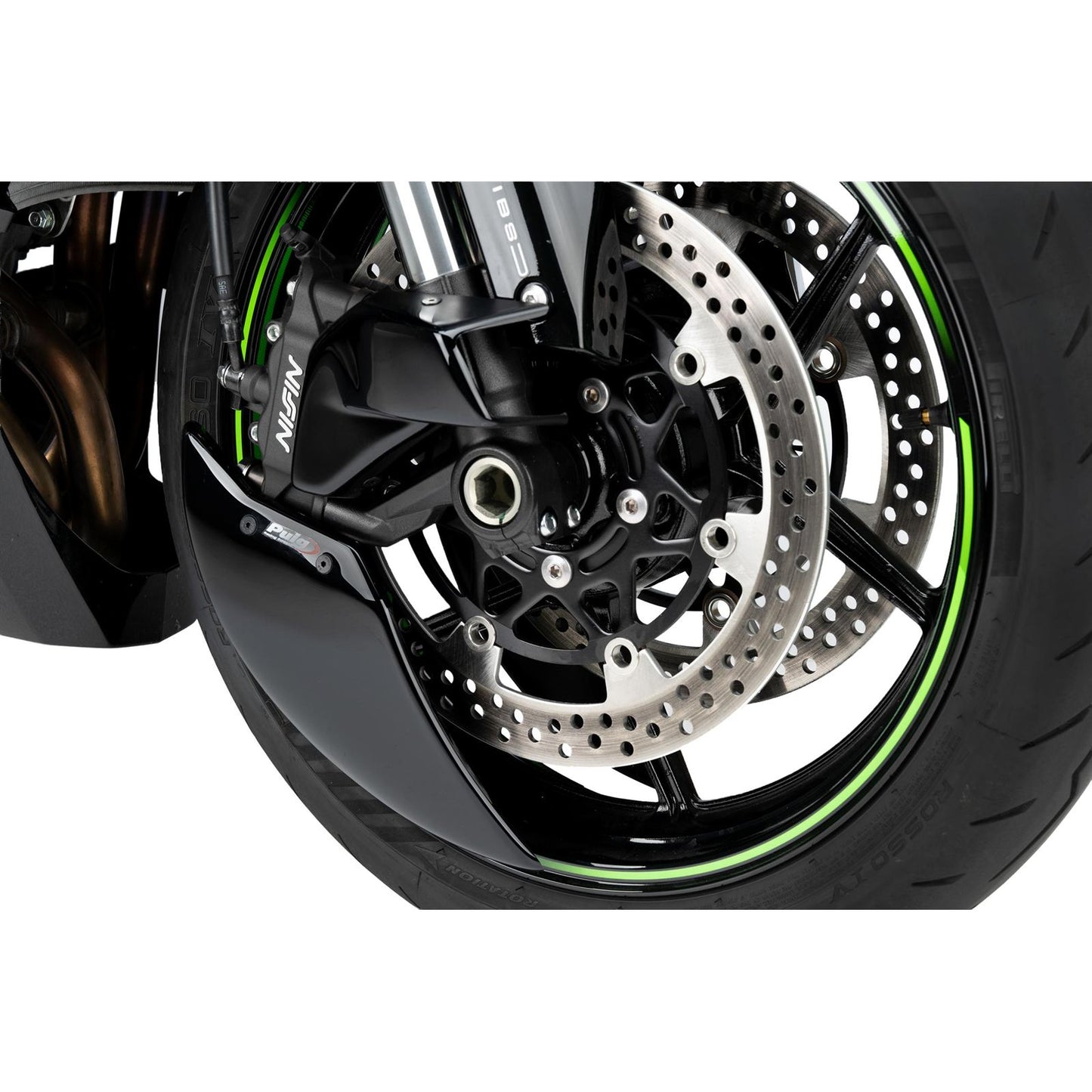 Puig Brake Cooler 2.0 Black Compatible with Kawasaki [MPN: 22076N]_2074564