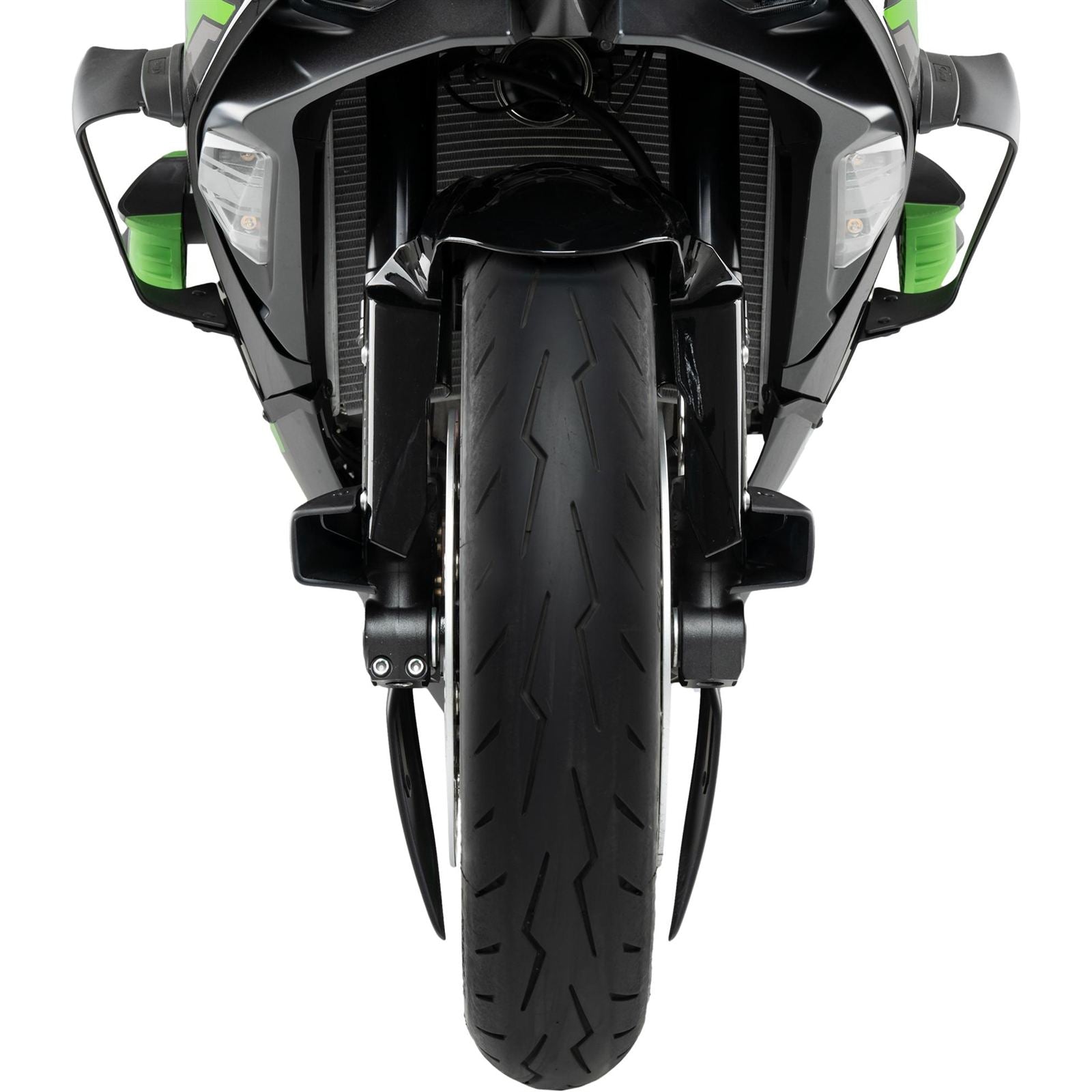 Puig Brake Cooler 2.0 Matte Black Compatible with Kawasaki [MPN: 22076J]_2074584