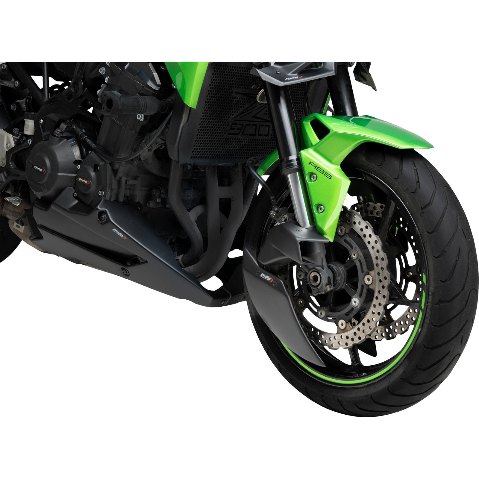 Puig Brake Cooler 2.0 Matte Black Compatible with Kawasaki [MPN: 22293J]_2074562