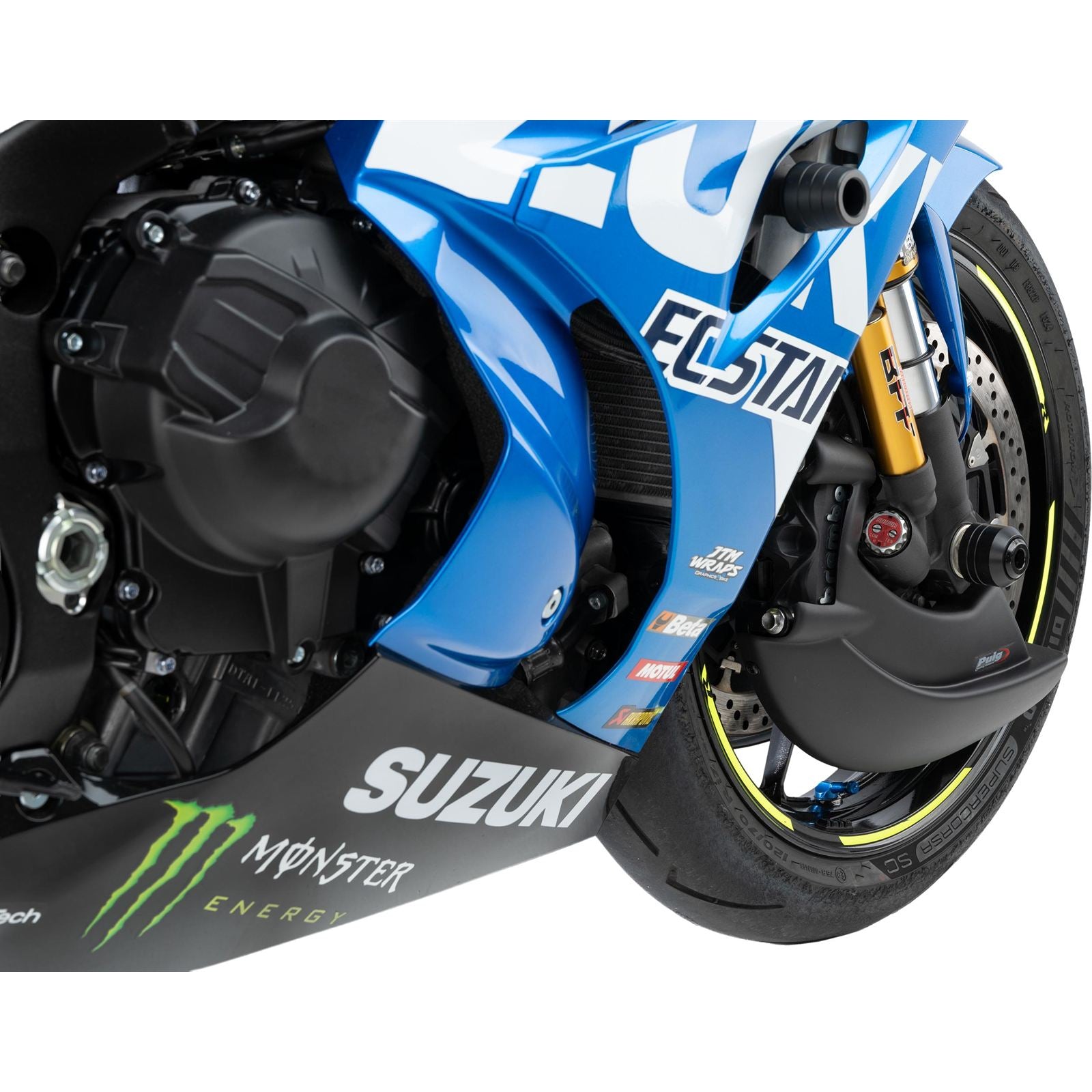 Puig Brake Cooler Compatible with Matte Black Compatible with Suzuki [MPN: 22405J]_2074567