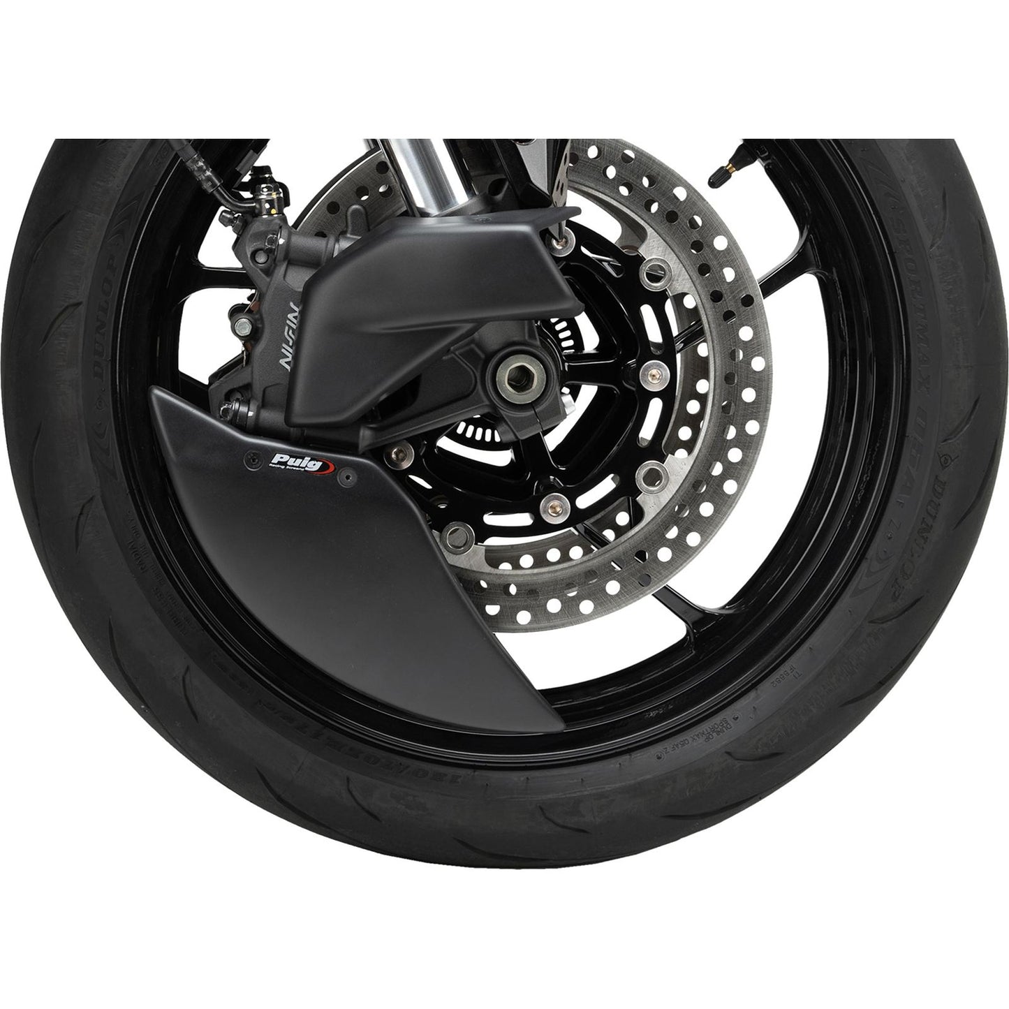 Puig Brake Cooler 2.0 Matte Black Compatible with Kawasaki [MPN: 22442J]_2074552