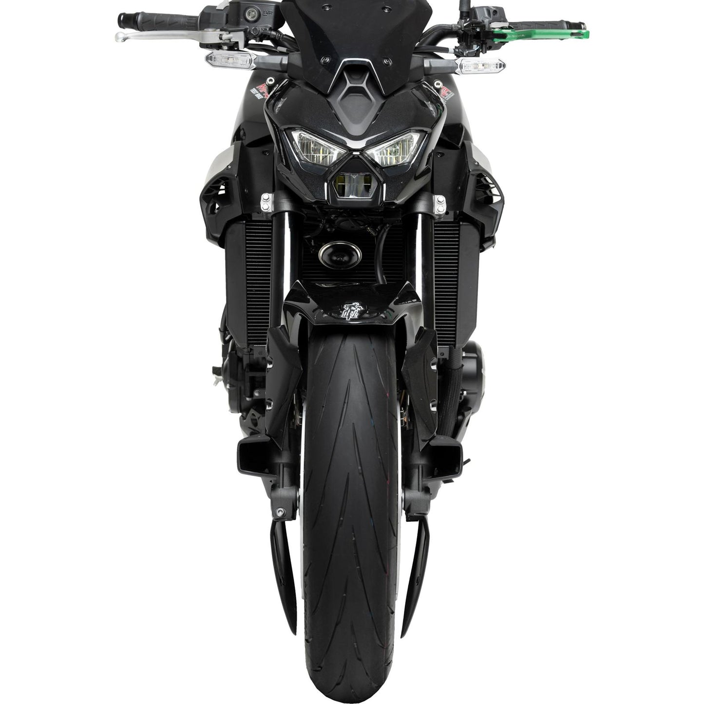 Puig Brake Cooler 2.0 Matte Black Compatible with Kawasaki [MPN: 22442J]_2074550