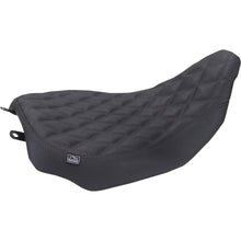 Mustang Motorcycle Products Runaround™ Solo Seat - Double Diamond - Black Stitch fits FLT/FLH [MPN: 88020]_2069645