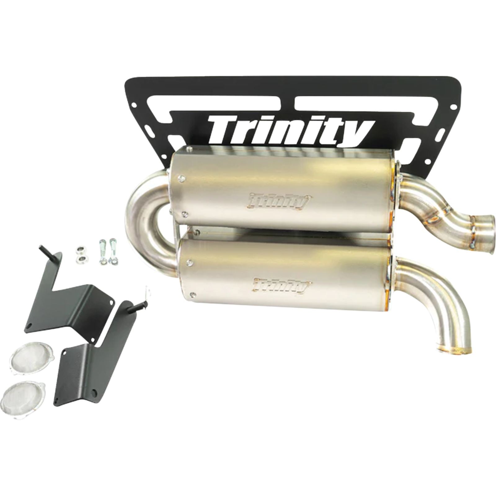 Trinity Racing Quiet Slip-On Muffler - Stainless Steel for XP 1000 [MPN: TR-4195S]_2069631