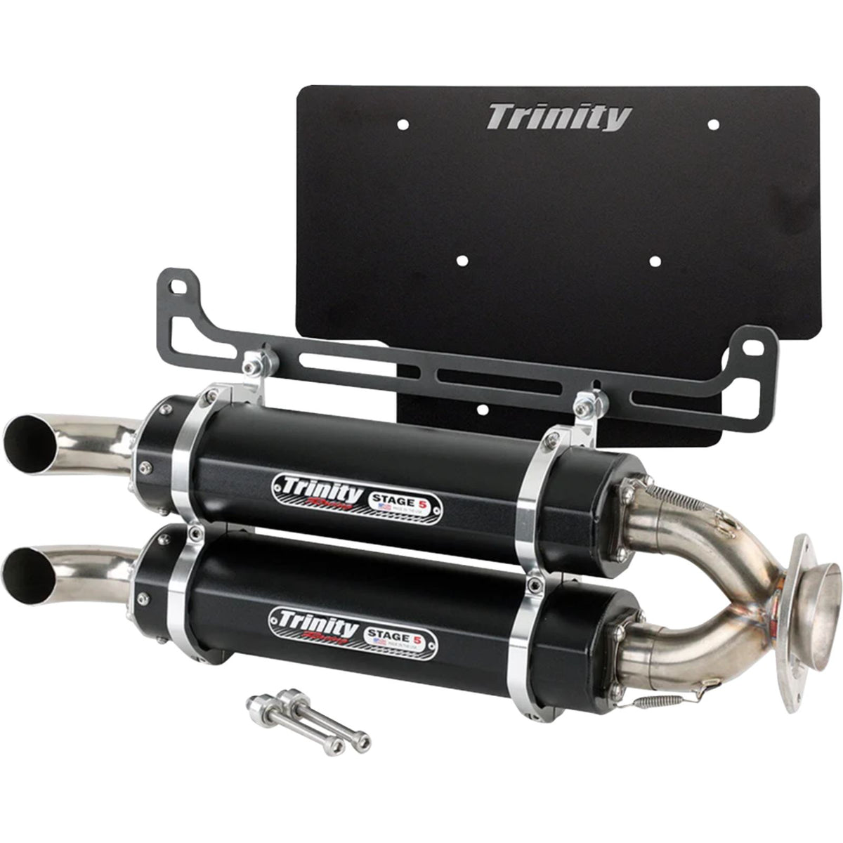 Trinity Racing Stage 5 Dual Slip-On Muffler for Xpedition [MPN: TR-4193S]_2069582