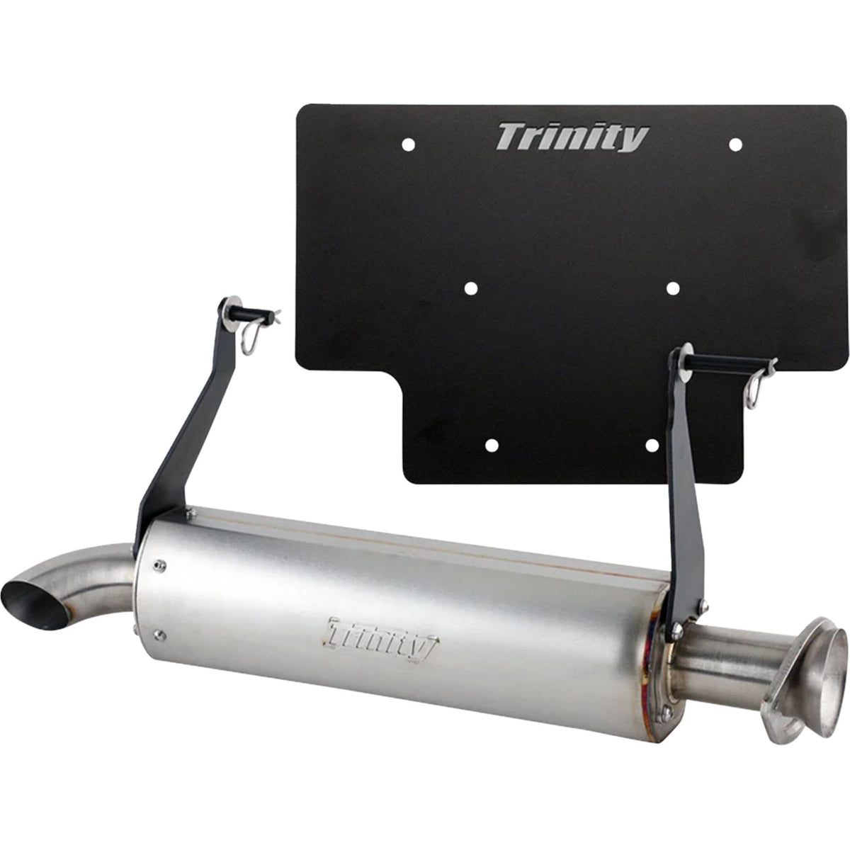 Trinity Racing Slip-On Muffler - Stainless Steel for Xpedition [MPN: TR-4192S]_2069579