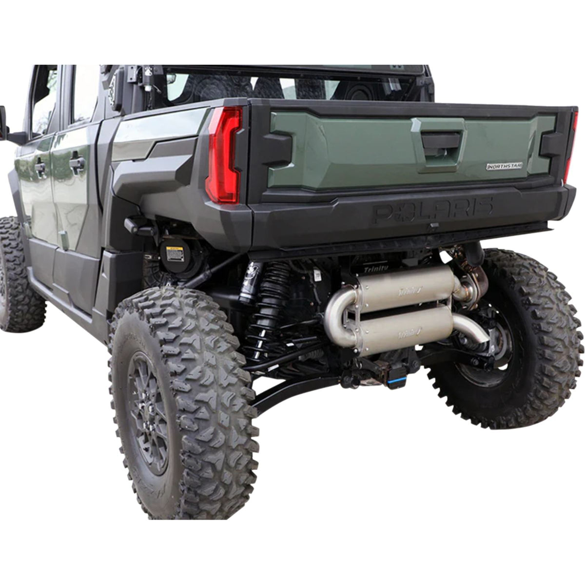 Trinity Racing Quiet Slip-On Muffler - Stainless Steel - Dual for Xpedition [MPN: TR-4191S]_2069642