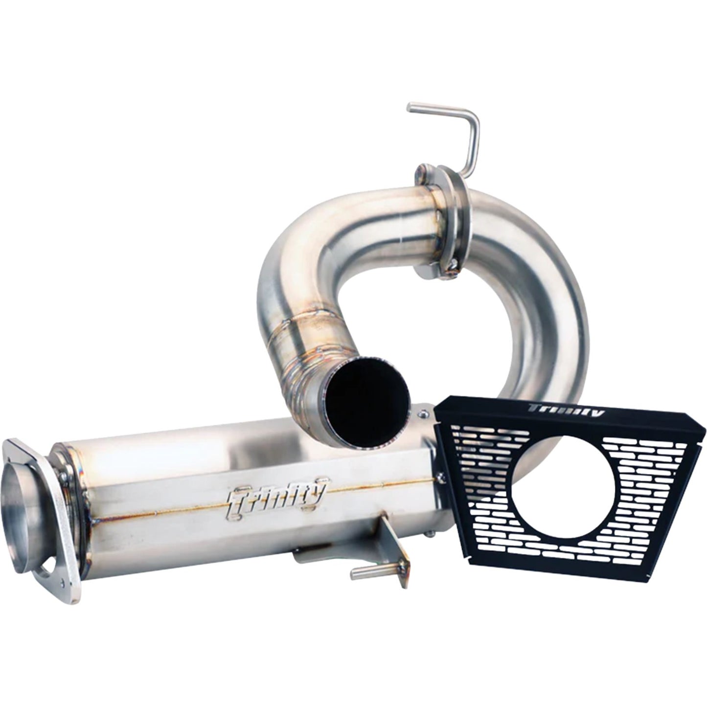 Trinity Racing Center Exit Slip-On Muffler - Stainless Steel for Pro R [MPN: TR-4185S]_2069640