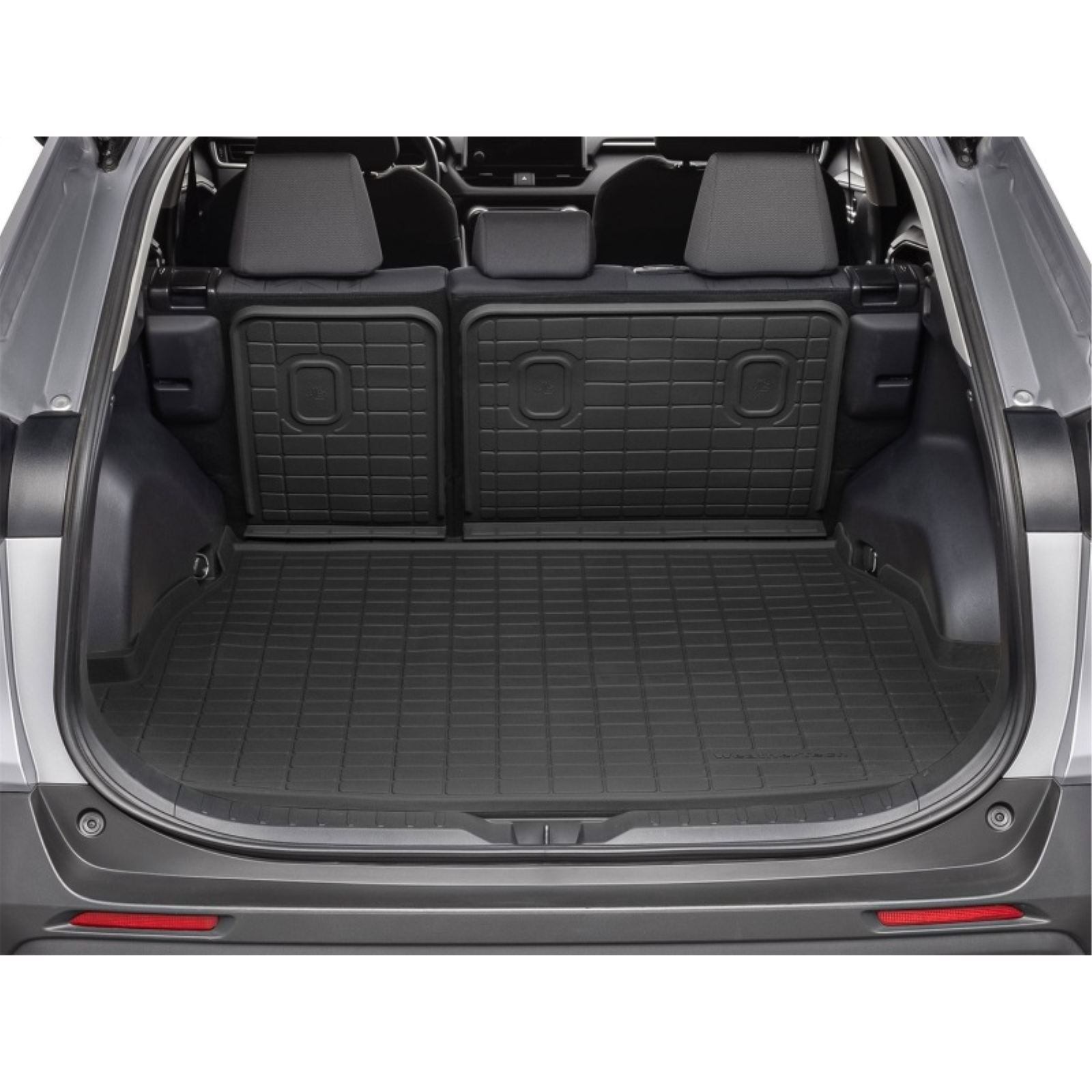 WeatherTech Cargo Liners HP with Bumper Protector 19-25 Toyota RAV4 (Incl. Hybrid) Seatback - Black [MPN: 401507IMSK]_2071117