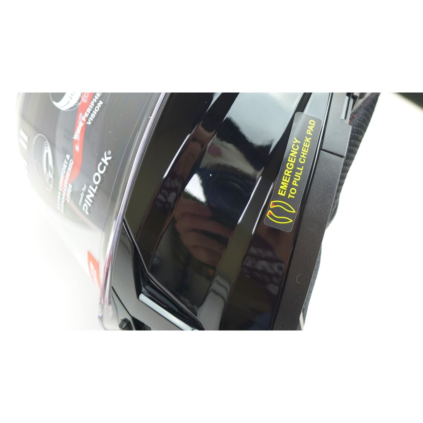 LS2 Stream II Solid Helmet with SunShield - Gloss Black Large OPEN BOX [MPN: 808-1004]_2086042