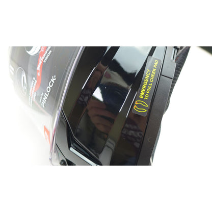 LS2 Stream II Solid Helmet with SunShield - Gloss Black Large OPEN BOX [MPN: 808-1004]_2086042