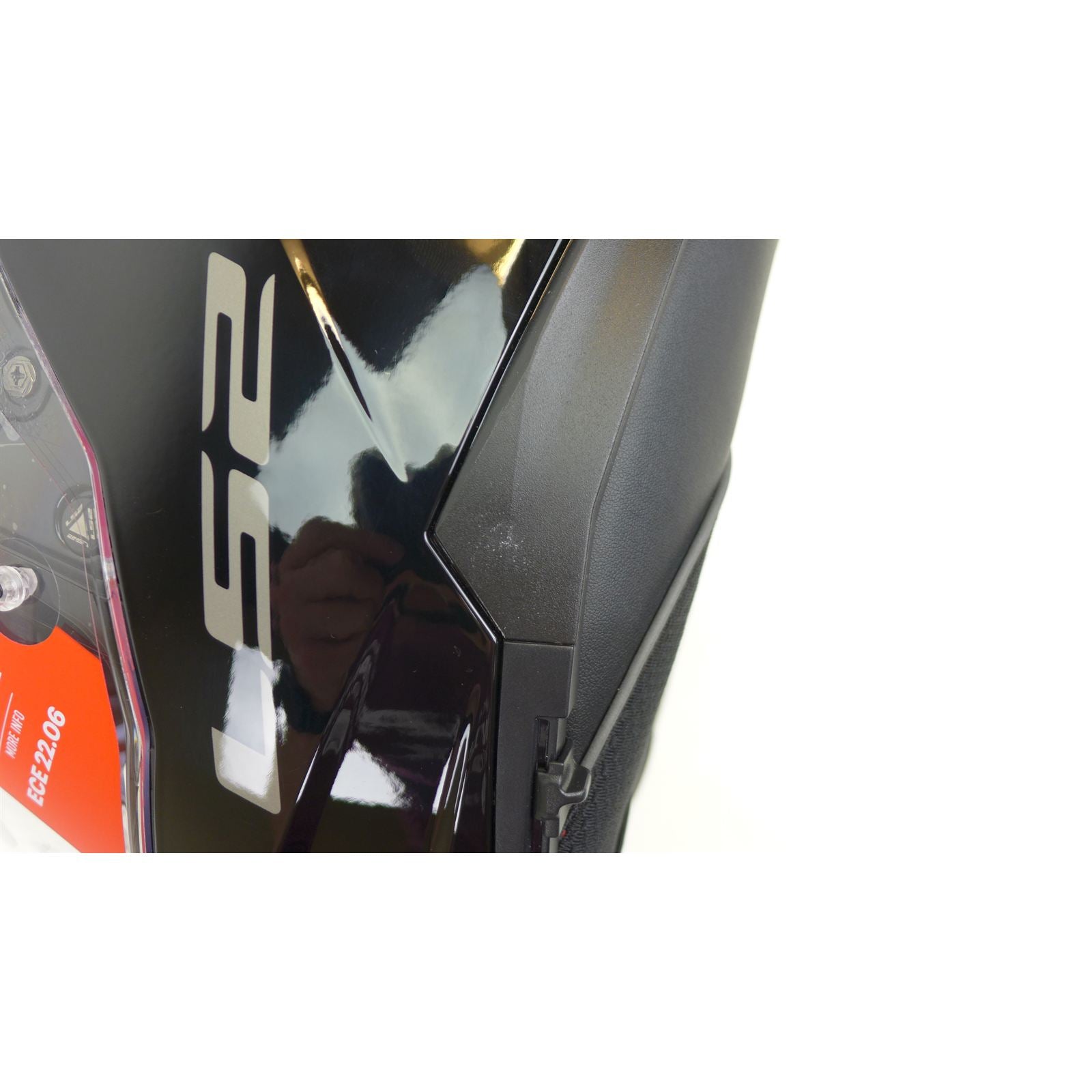 LS2 Stream II Solid Helmet with SunShield - Gloss Black Large OPEN BOX [MPN: 808-1004]_2086043