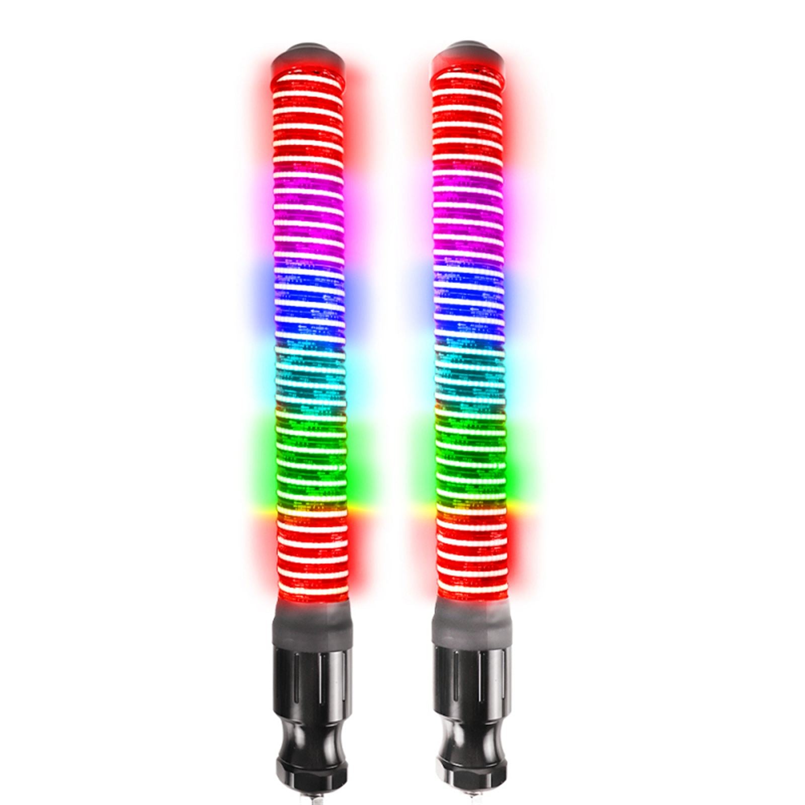 DragonFire Racing WarWhip Largos - 2 in x 2 ft RGB Quick Release - Pair [MPN: 523235]_2108749