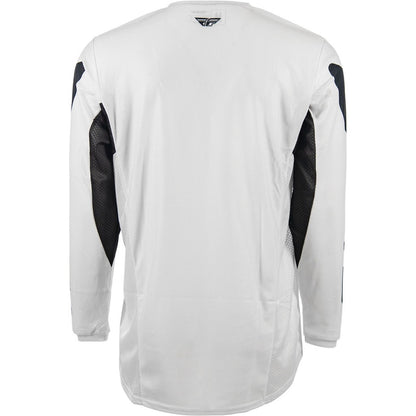 FLY Racing Kinetic Mesh Jersey - White/Black_2085844