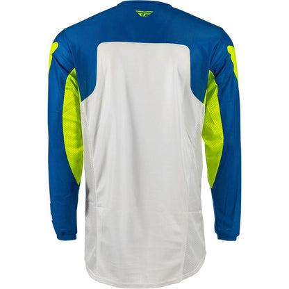 FLY Racing Kinetic Mesh Jersey - Blue/White/Hi-Vis_2085863