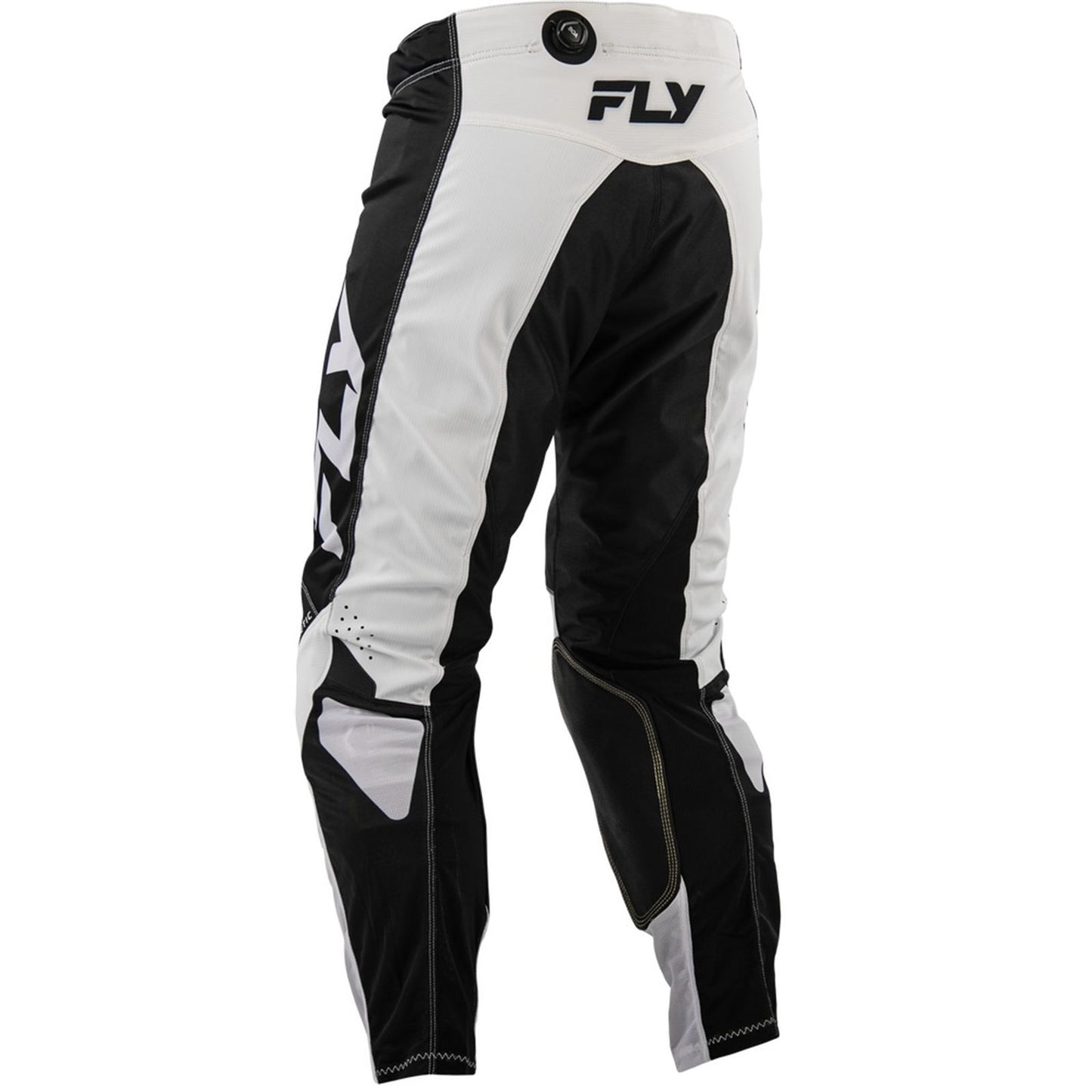 FLY Racing Kinetic Mesh Pants - White/Black_2085938