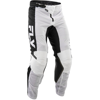 FLY Racing Kinetic Mesh Pants - White/Black_2085939