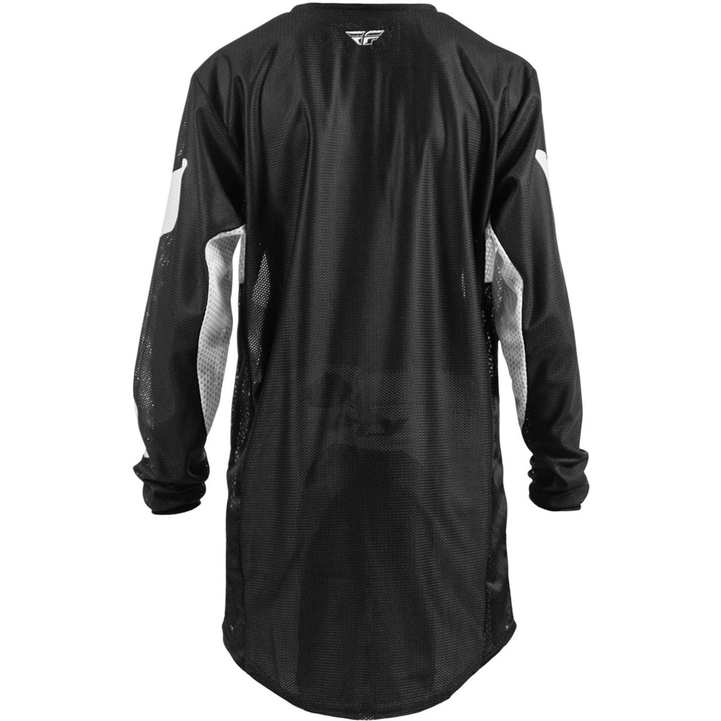 FLY Racing Youth Kinetic Mesh Jersey - Black/White_2085929