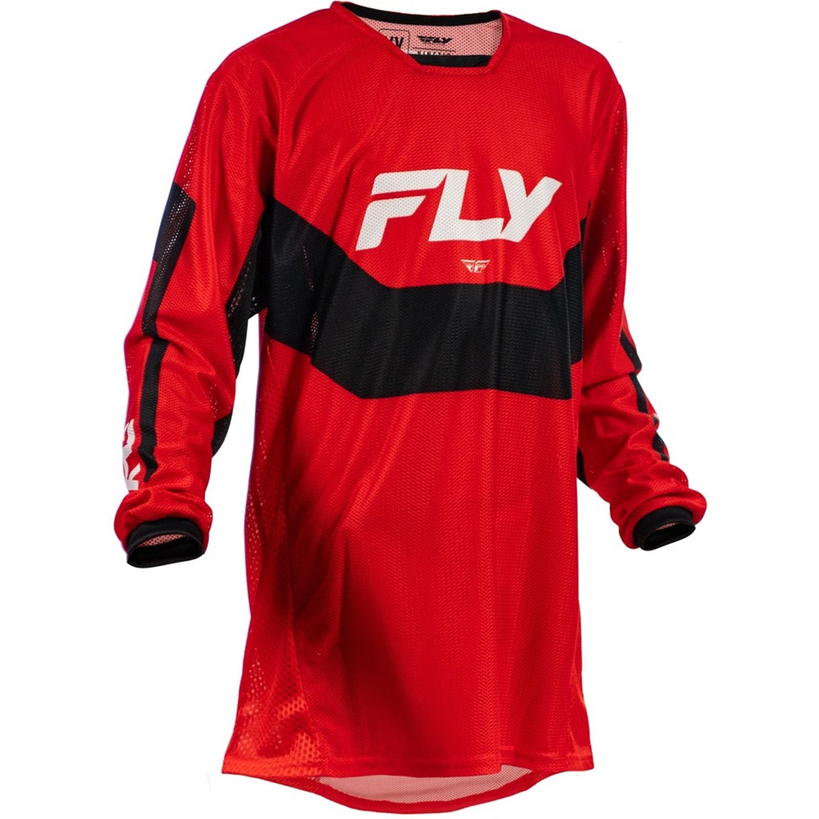 FLY Racing Youth Kinetic Mesh Jersey - Red/Black/White_2085927