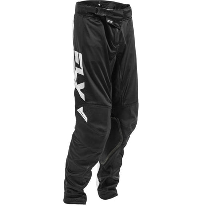 FLY Racing Youth Kinetic Mesh Pants - Black/White_2085997
