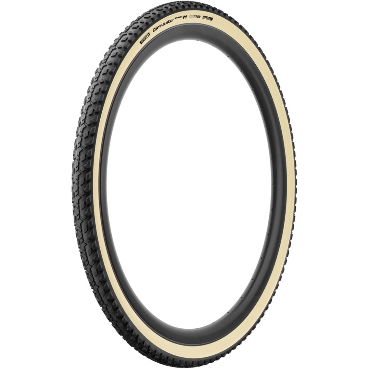 Pirelli - Bicycle Cinturato Gravel M HP-Line Gravel Tire 700x40C - 120TPI - White [MPN: 4712500]_2095940