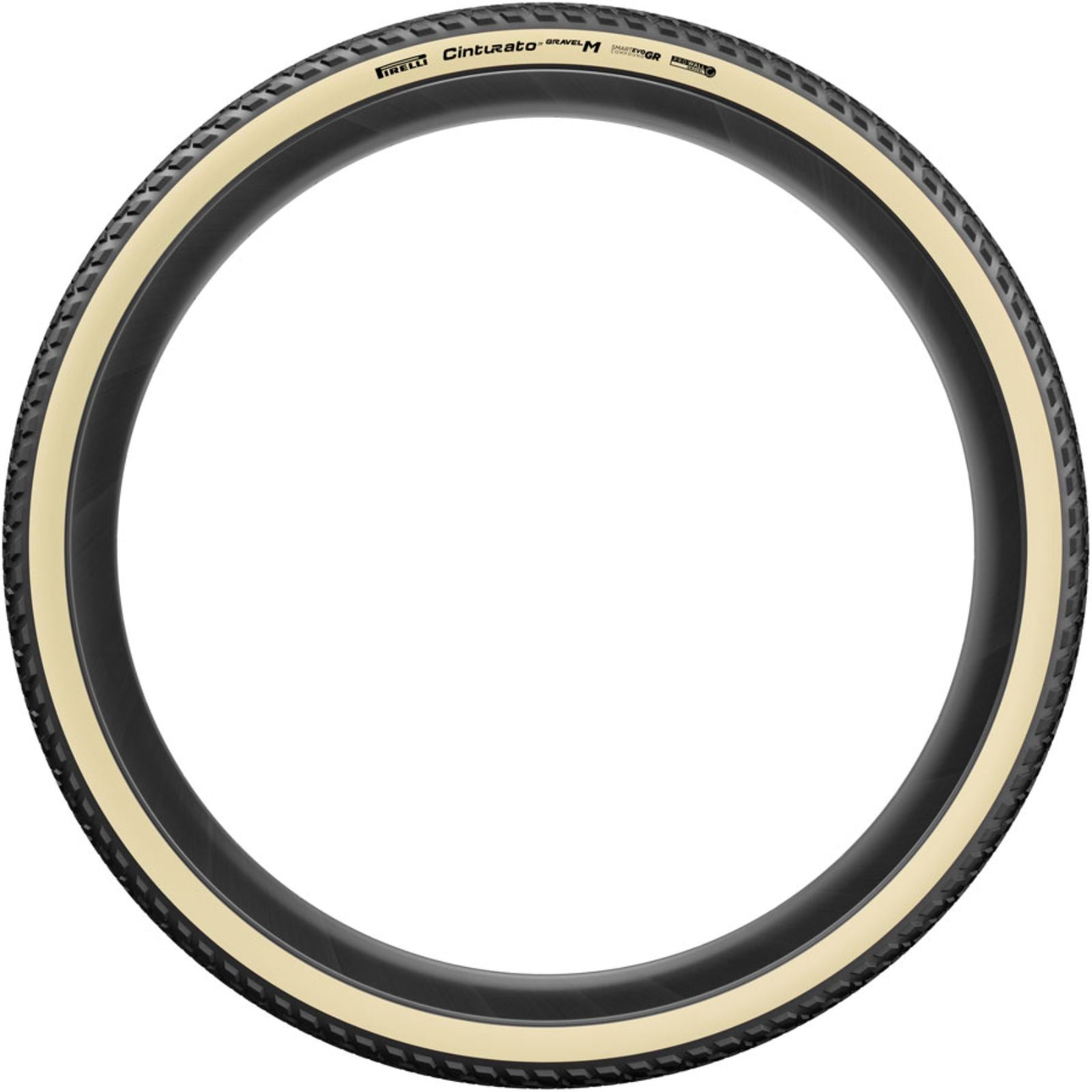 Pirelli - Bicycle Cinturato Gravel M HP-Line Gravel Tire 700x40C - 120TPI - White [MPN: 4712500]_2095951