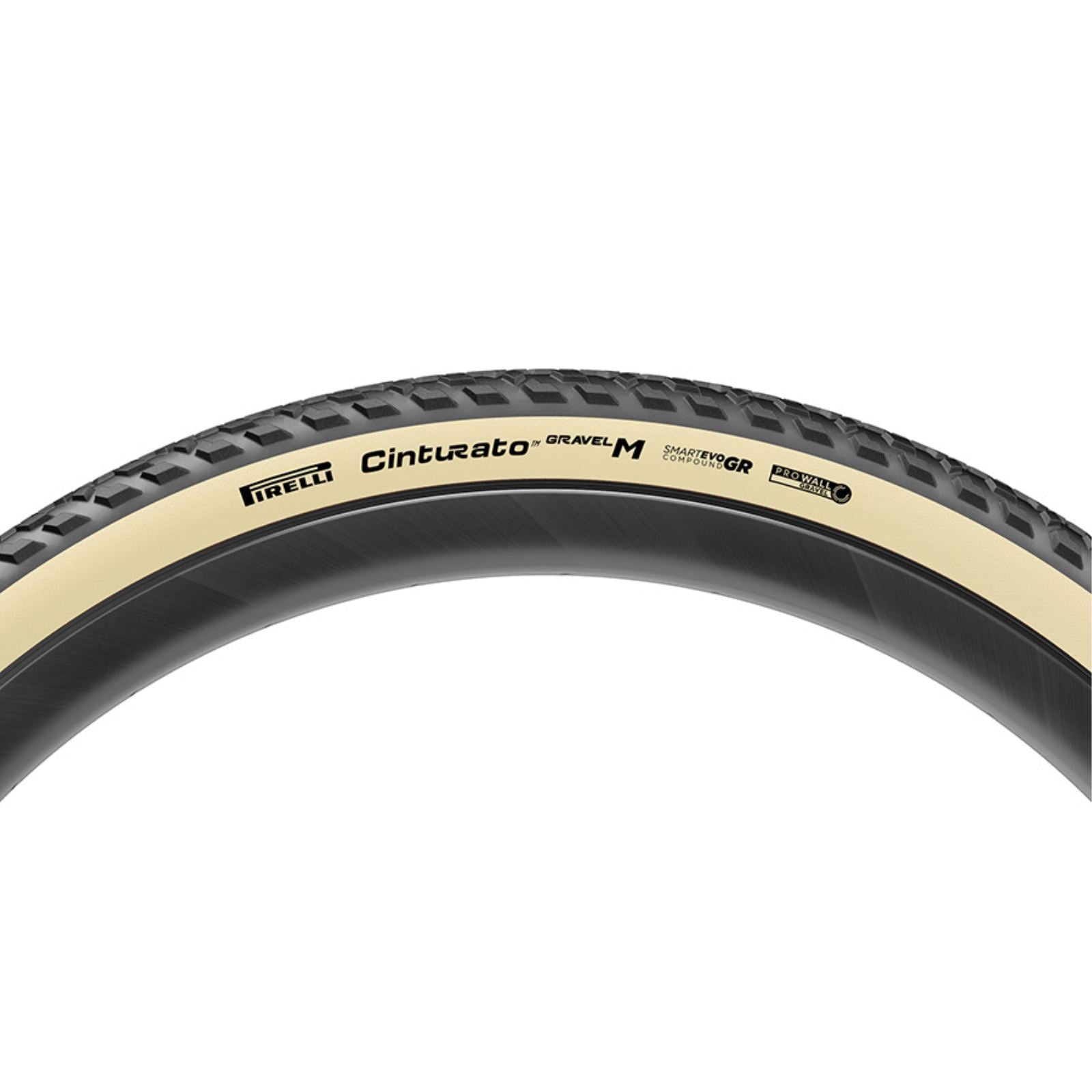 Pirelli - Bicycle Cinturato Gravel M HP-Line Gravel Tire 700x40C - 120TPI - White [MPN: 4712500]_2084966