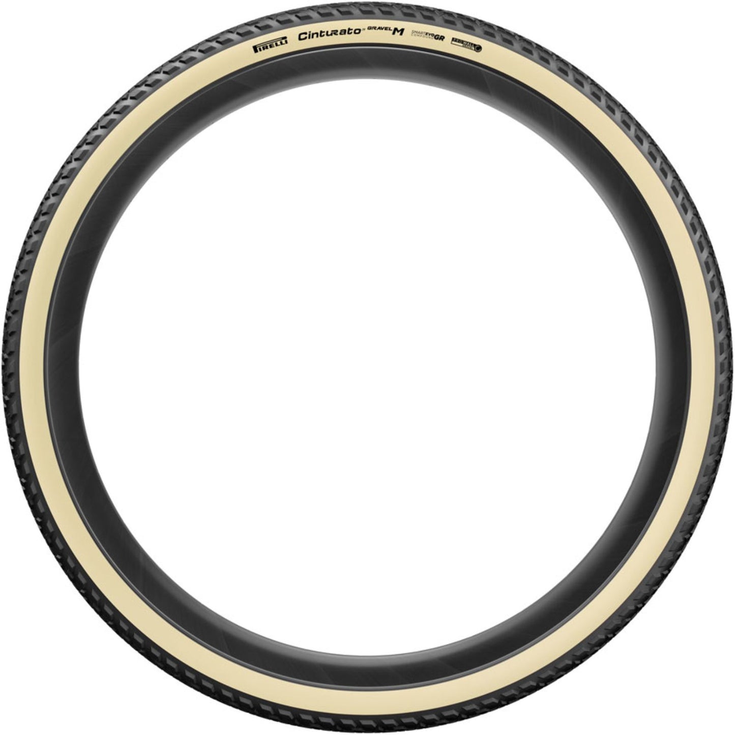 Pirelli - Bicycle Cinturato Gravel M HP-Line Gravel Tire 700x50C - 120TPI - White [MPN: 4712700]_2095965