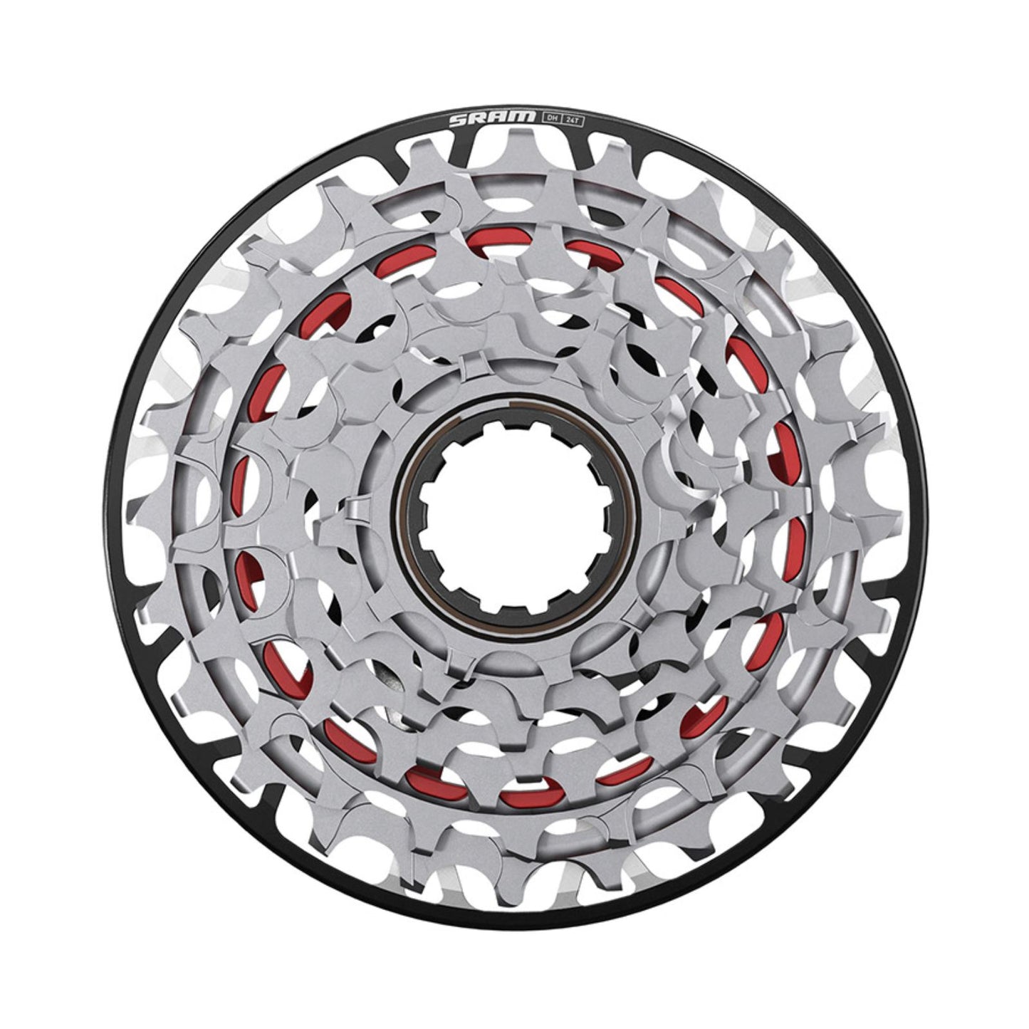 SRAM XX Downhill XS-797 T-Type Cassette - 7-Speed, 10-24t [MPN: 00.2418.163.000]_2084955