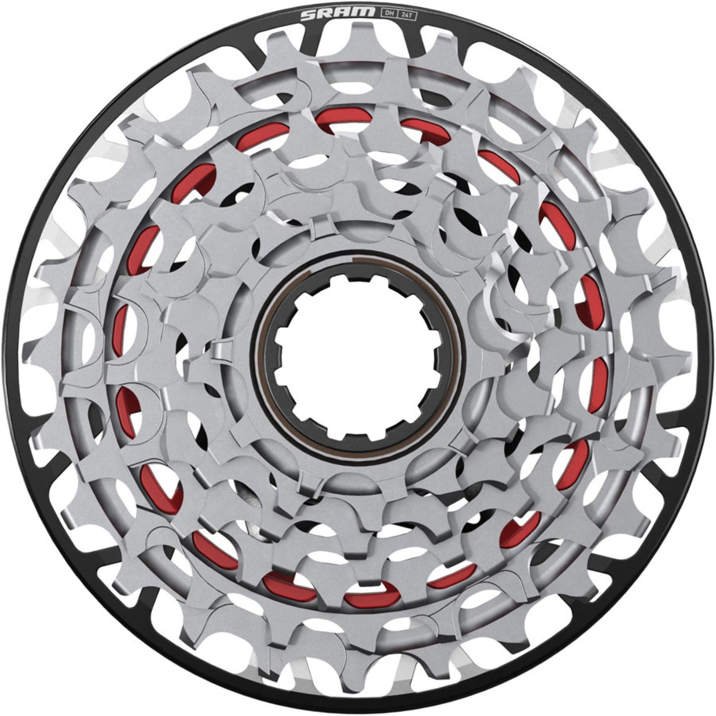 SRAM XX Downhill XS-797 T-Type Cassette - 7-Speed, 10-24t [MPN: 00.2418.163.000]_2085478