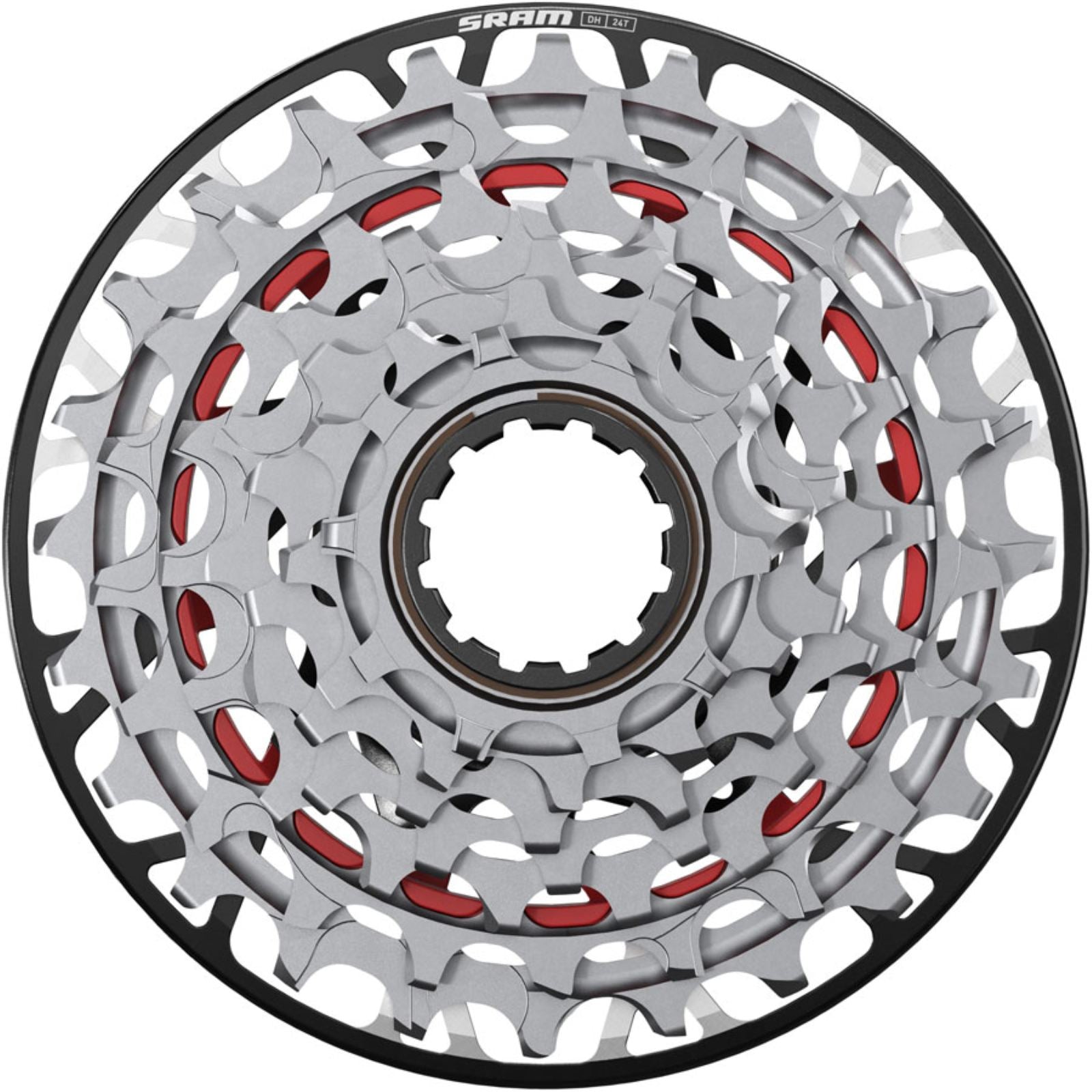SRAM XX Downhill XS-797 T-Type Cassette - 7-Speed, 10-24t [MPN: 00.2418.163.000]_2085478
