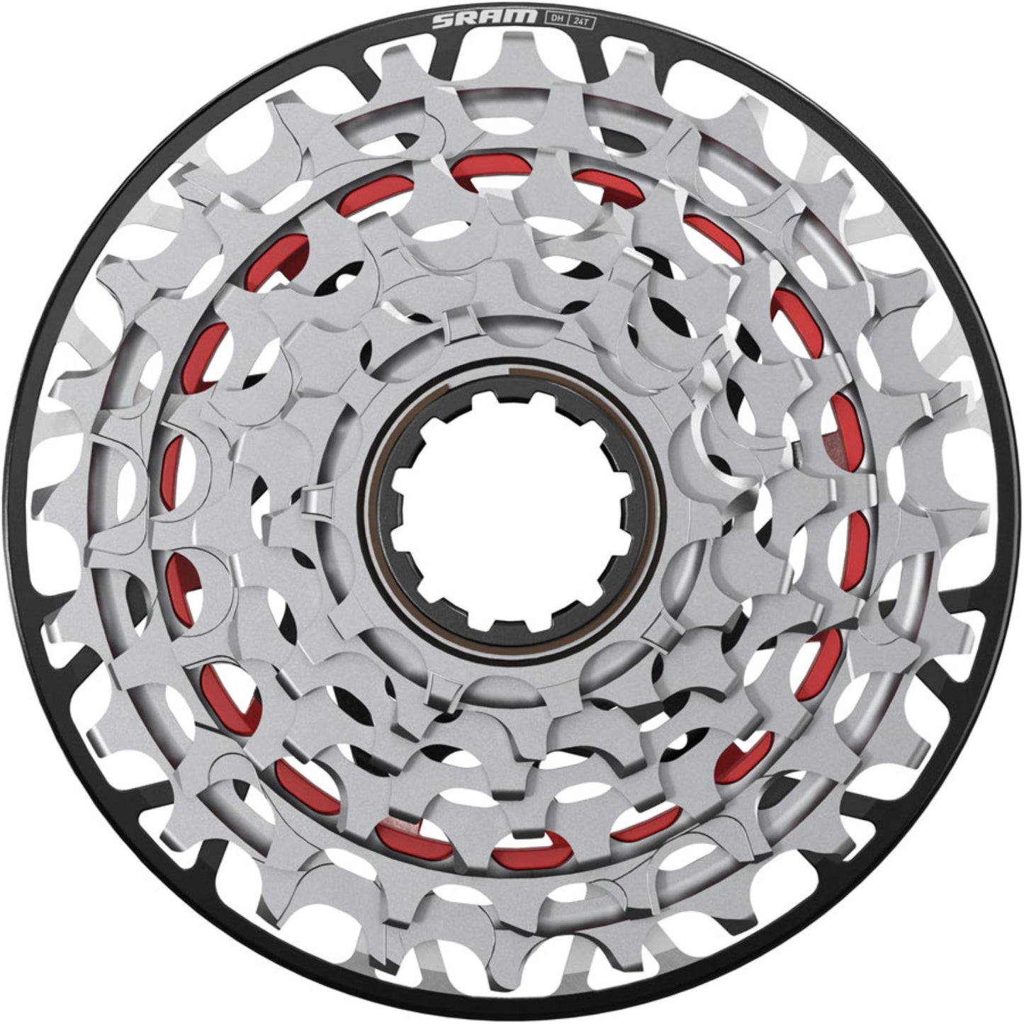 SRAM XX Downhill XS-797 T-Type Cassette - 7-Speed, 10-24t [MPN: 00.2418.163.001]_2085482