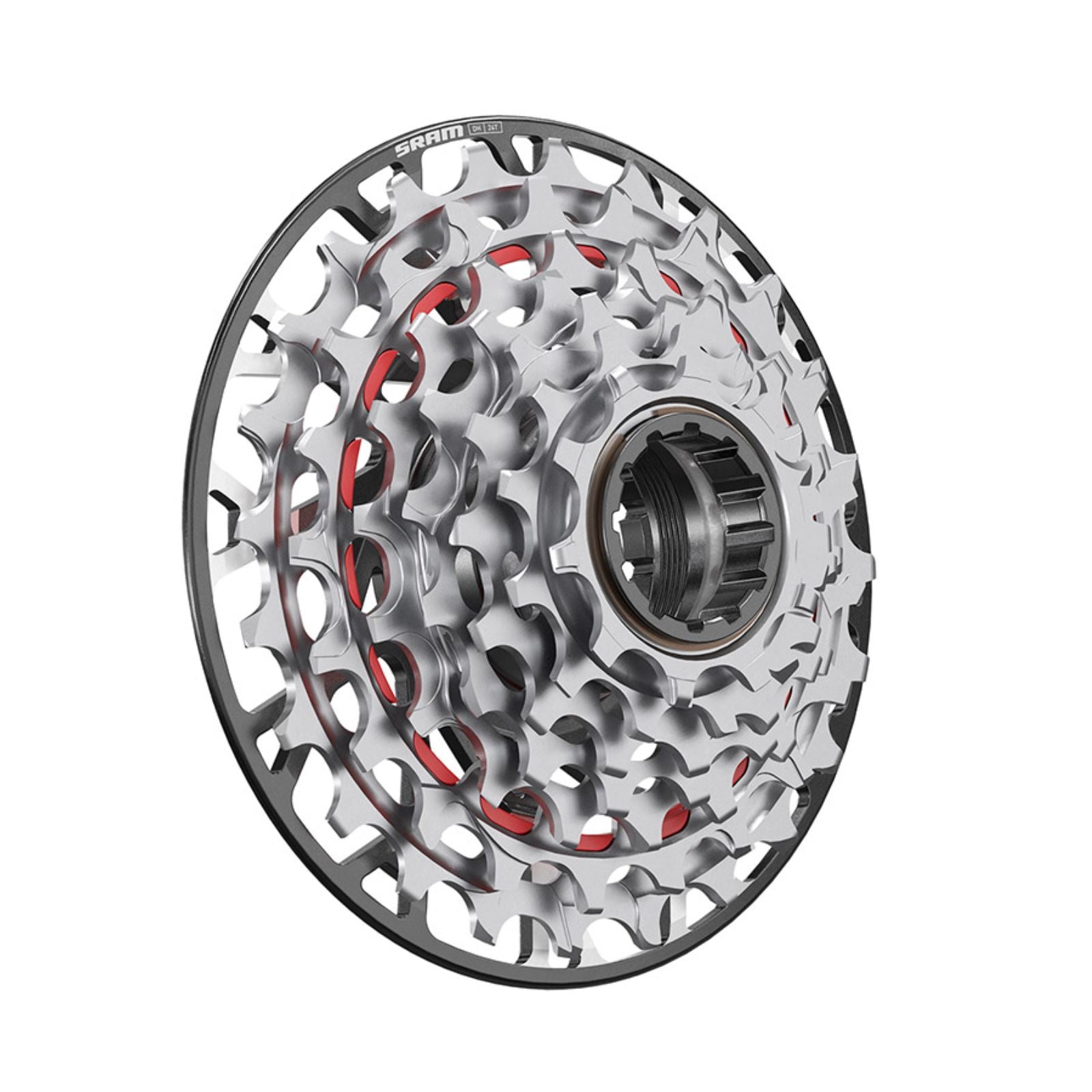 SRAM XX Downhill XS-797 T-Type Cassette - 7-Speed, 10-24t [MPN: 00.2418.163.001]_2085011