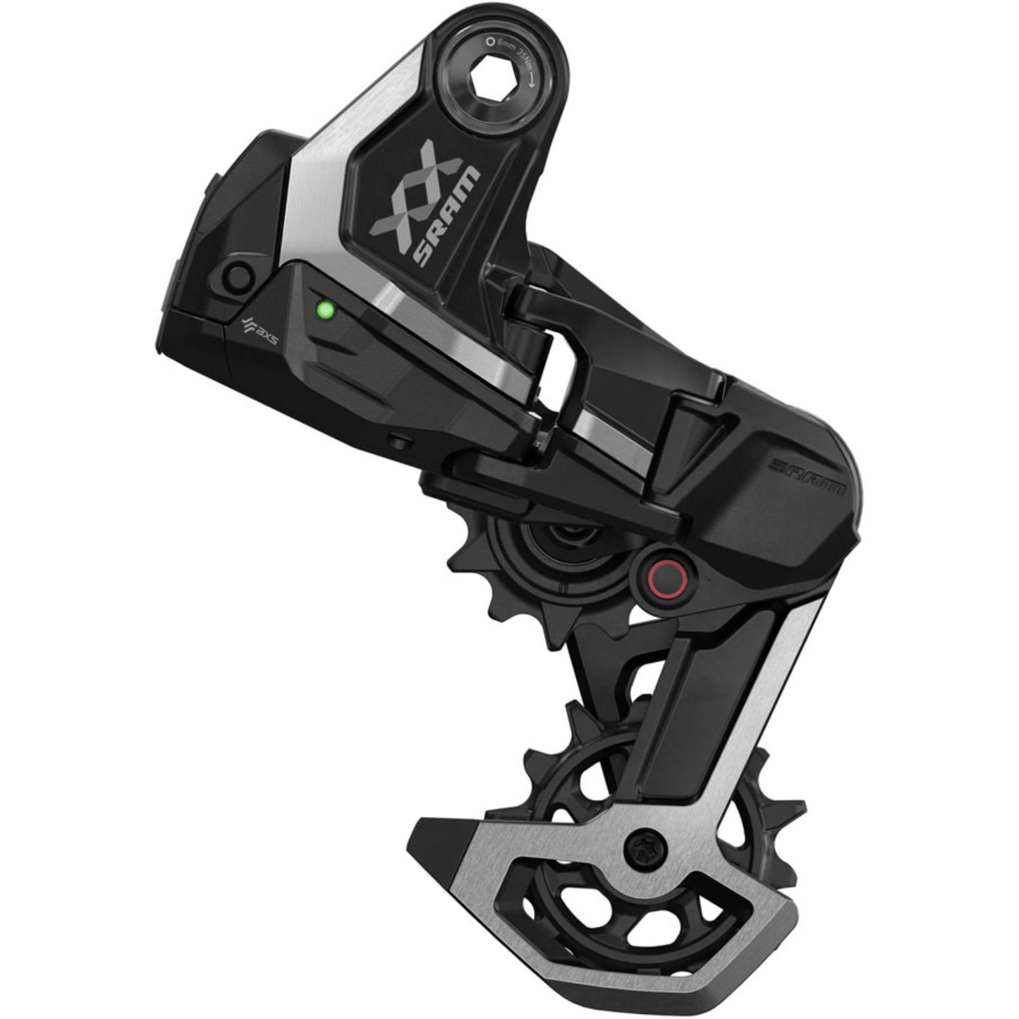 SRAM XX Downhill T-Type AXS Rear Derailleur - 7-Speed, Black/Silver [MPN: 00.7518.201.000]_2085606