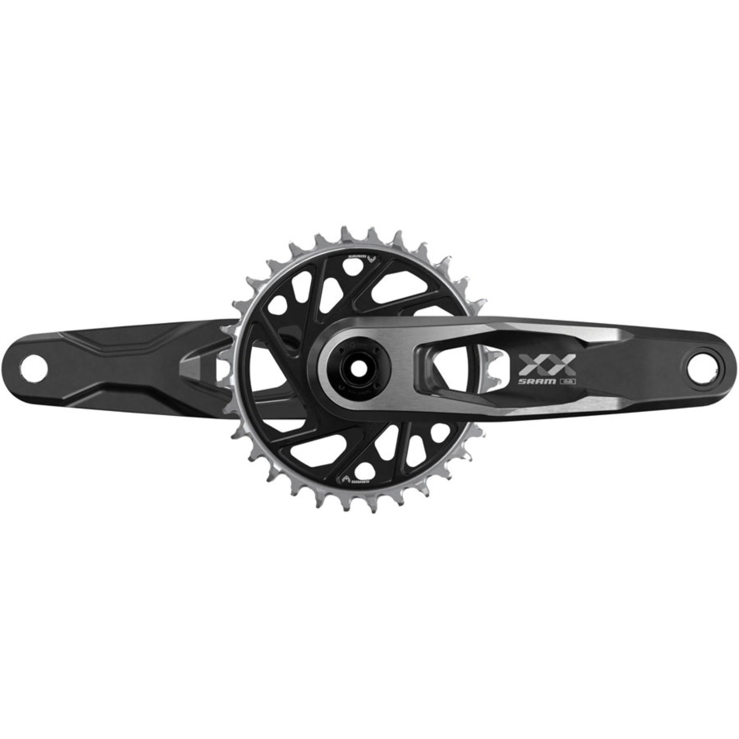 SRAM XX Downhill T-Type Crankset - 165mm, 7-Speed, Black [MPN: 00.6118.757.000]_2090442
