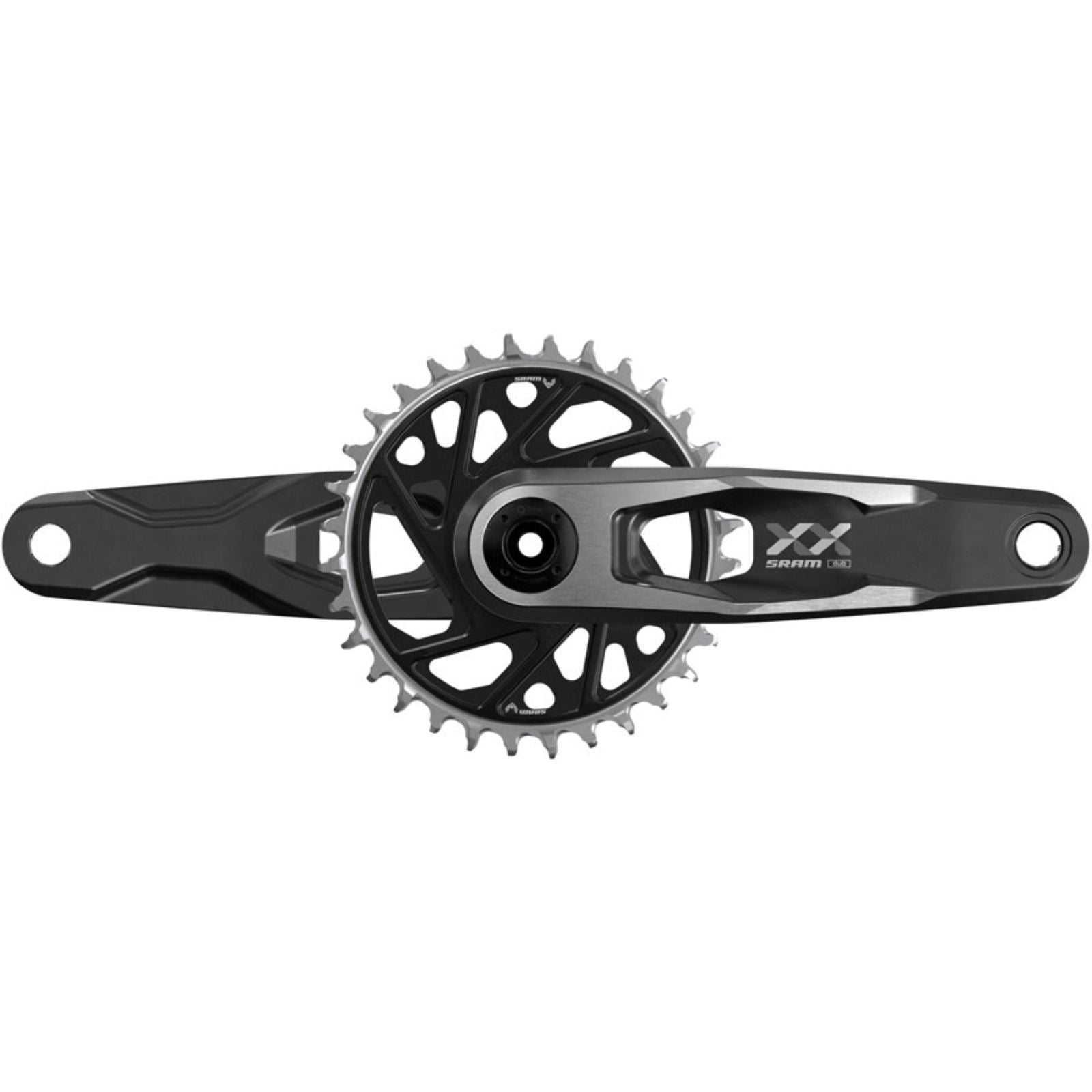 SRAM XX Downhill T-Type Crankset - 165mm, 7-Speed, Black [MPN: 00.6118.757.000]_2090442