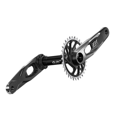 SRAM XX Downhill T-Type Crankset - 165mm, 7-Speed, Black [MPN: 00.6118.757.000]_2085178