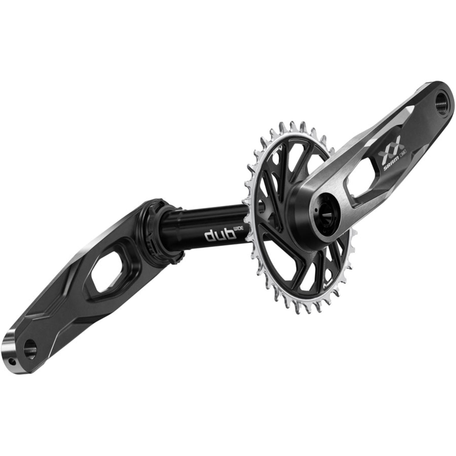 SRAM XX Downhill T-Type Crankset - 150mm, 7-Speed, Black [MPN: 00.6118.757.003]_2090441