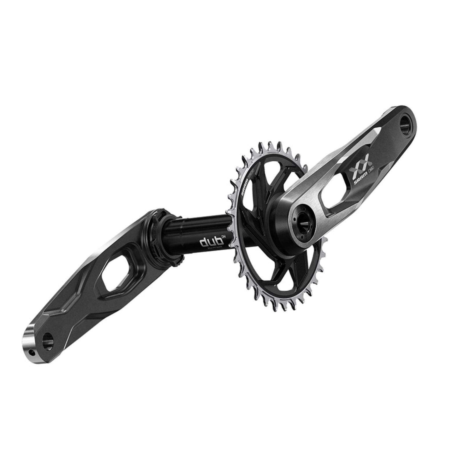 SRAM XX Downhill T-Type Crankset - 150mm, 7-Speed, Black [MPN: 00.6118.757.007]_2085142