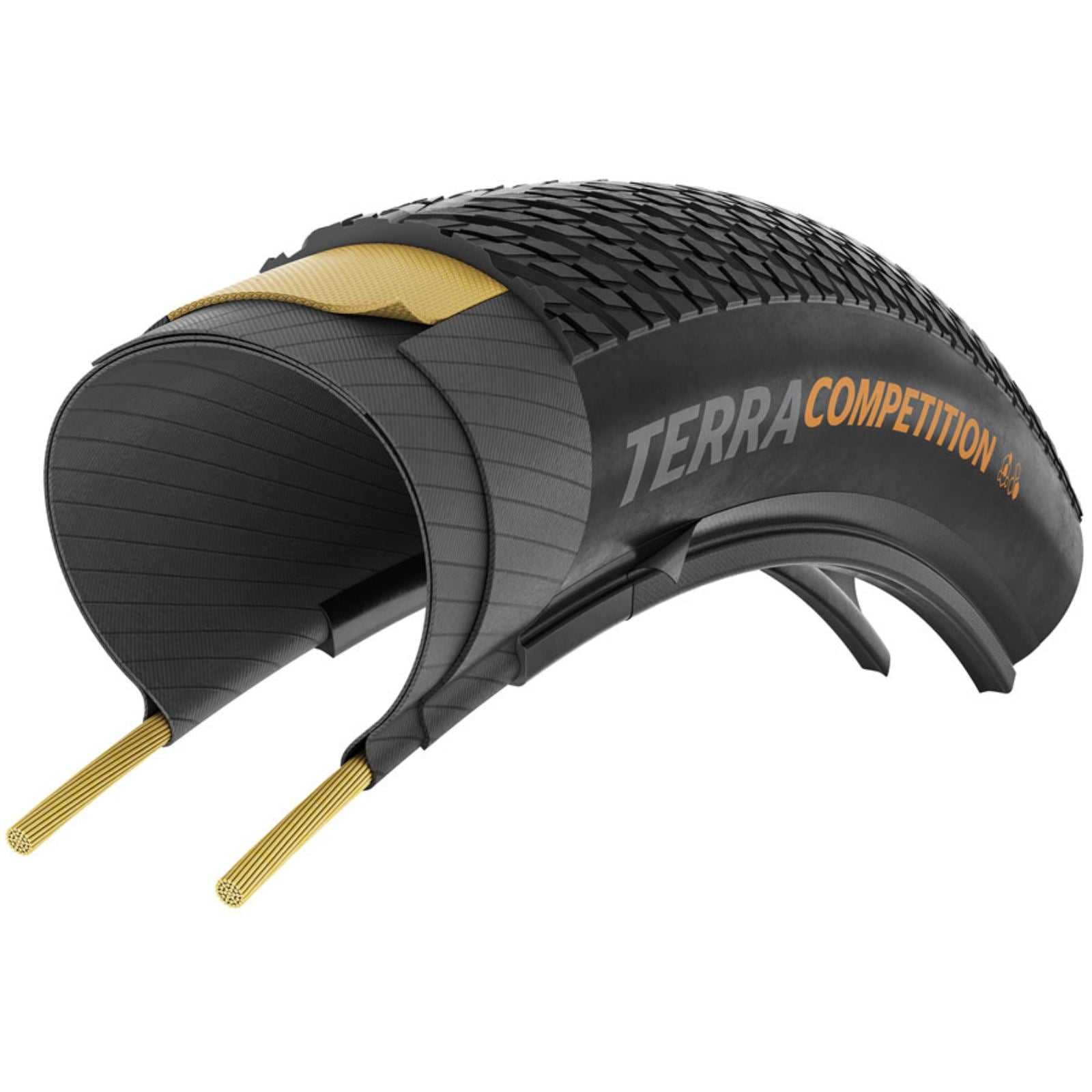 Continental Tire - Bicycle Terra Competition Tire - 700 x 35, Tubeless, Folding, Black, Grip [MPN: 01507560000]_2085768