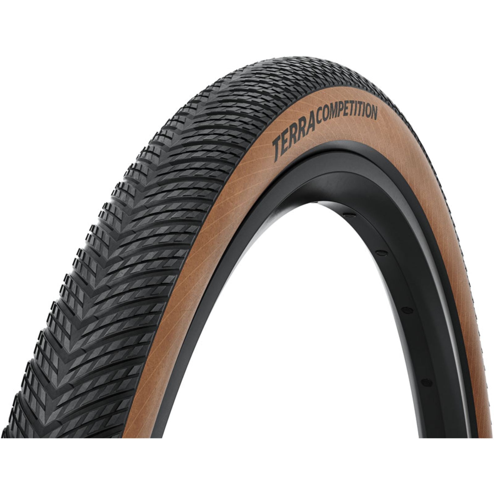Continental Tire - Bicycle Terra Competition Tire 700x35, Tubeless, Folding, Black/Transparent [MPN: 01507570000]_2085760
