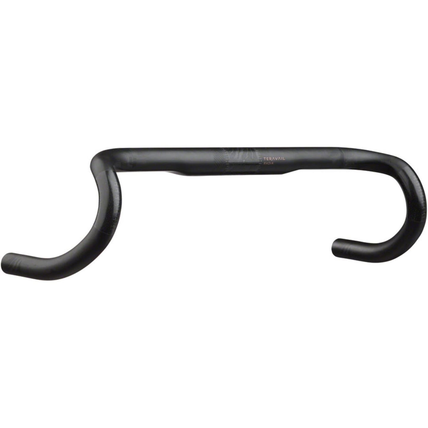 Teravail Radia 12 Carbon Drop Handlebar - Carbon, 31.8mm, 40cm, Black [MPN: 19-000555]_2085460