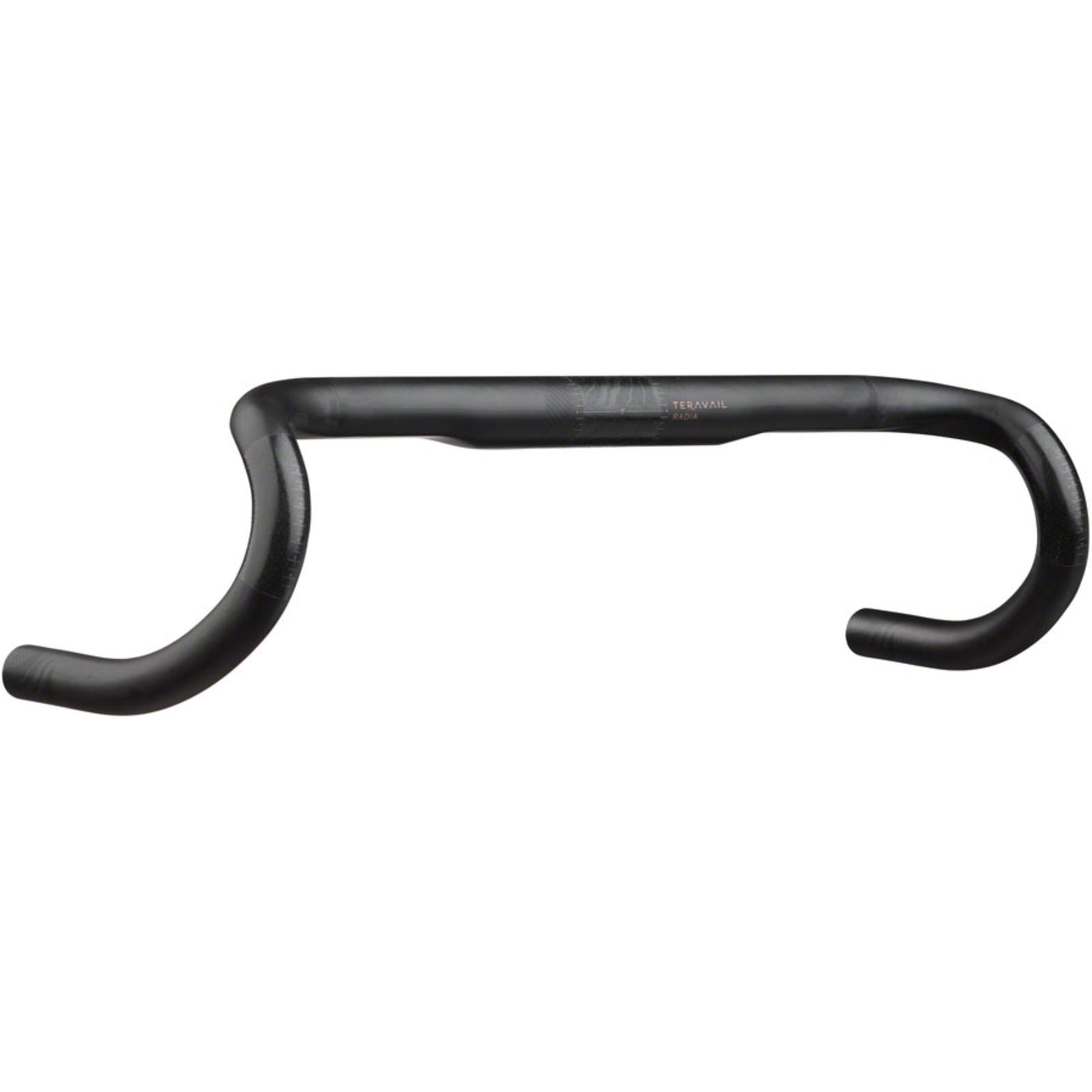 Teravail Radia 12 Carbon Drop Handlebar - Carbon, 31.8mm, 40cm, Black [MPN: 19-000555]_2085460
