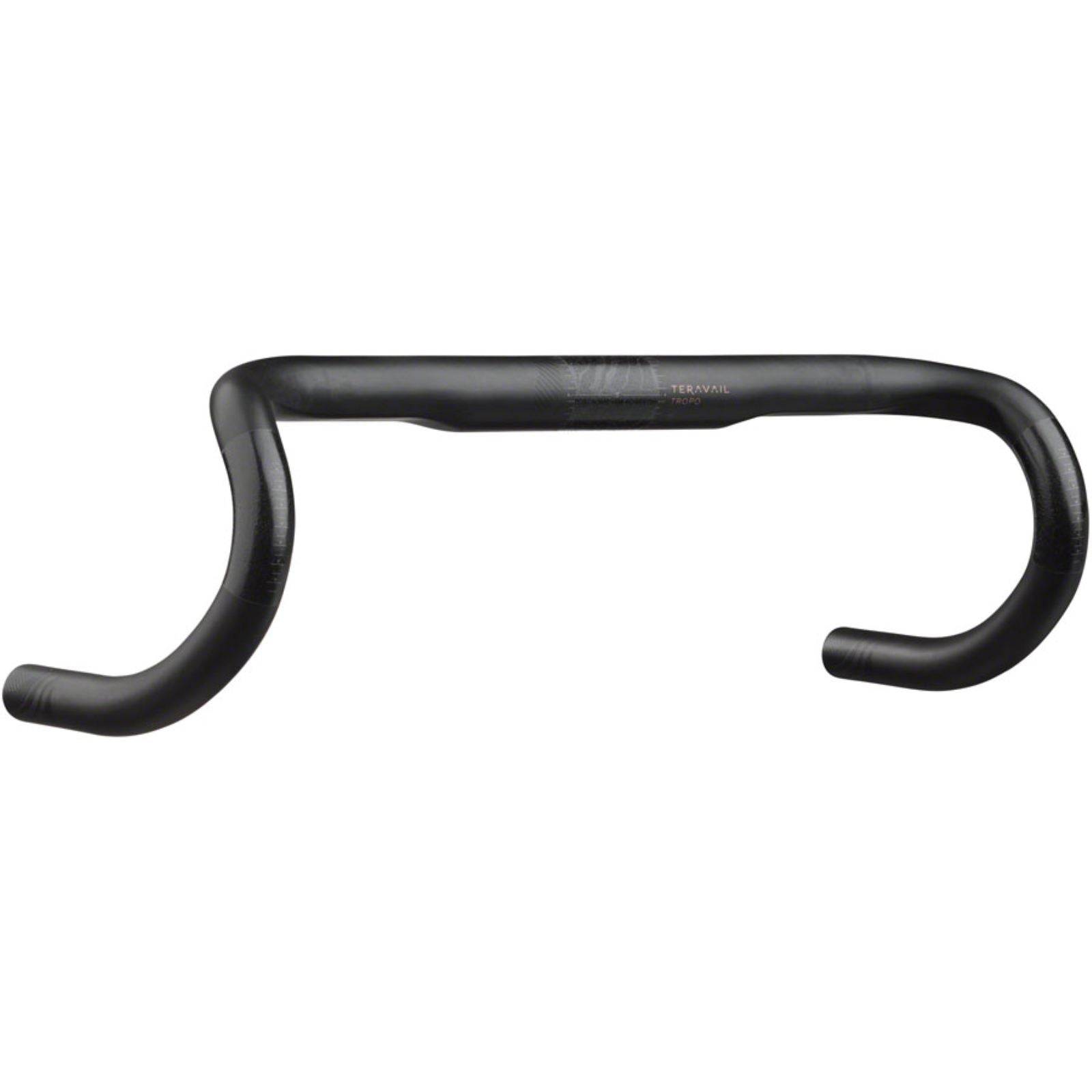 Teravail Tropo Carbon Drop Handlebar - Carbon, 31.8mm, 38cm, Black [MPN: 19-000556]_2085538