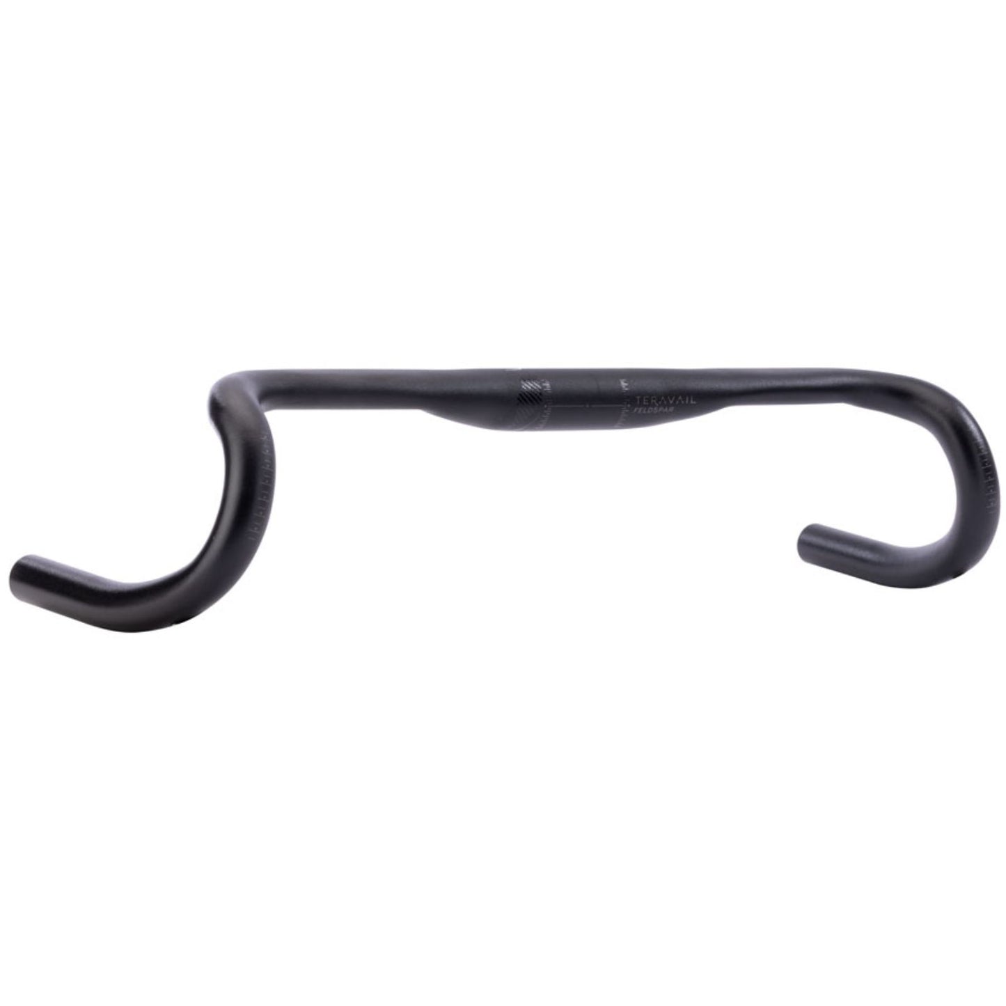Teravail Feldspar Drop Handlebar - Aluminum, 31.8mm, 40cm, Black [MPN: 19-000599]_2085518
