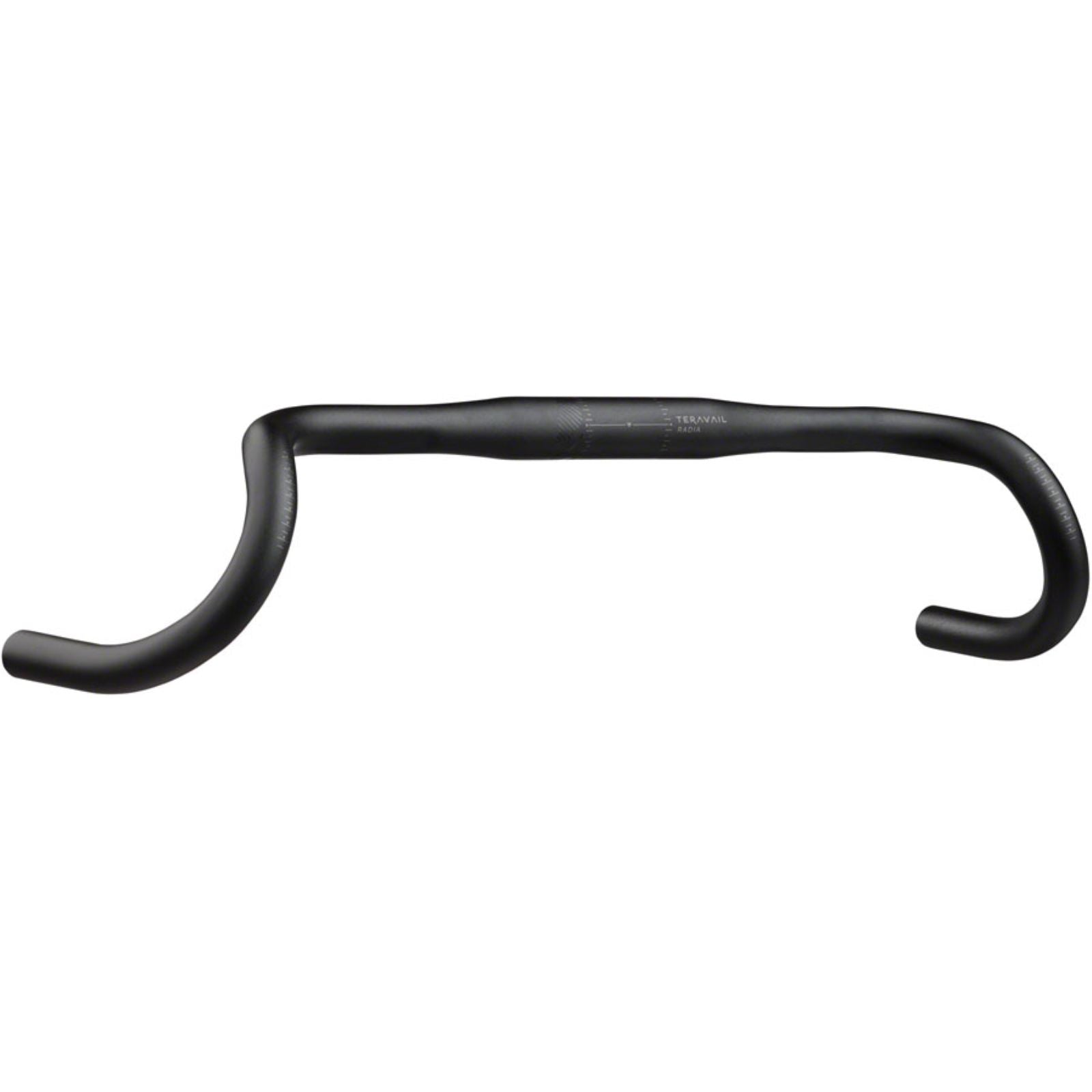 Teravail Radia 24 Drop Handlebar - Aluminum, 31.8mm, 40cm, Black [MPN: 19-000598]_2085500
