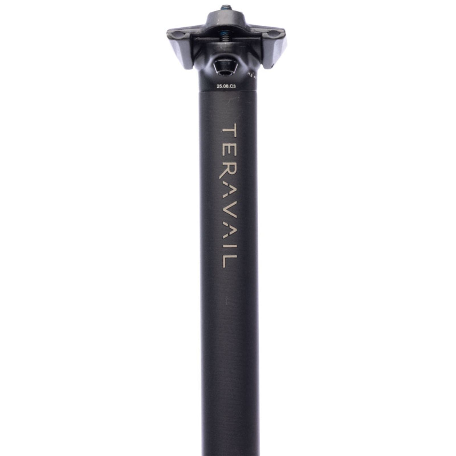 Teravail Stratum SE Seatpost - 30.9 x 400mm, 0mm Offset, Black [MPN: 19-000575]_2085736