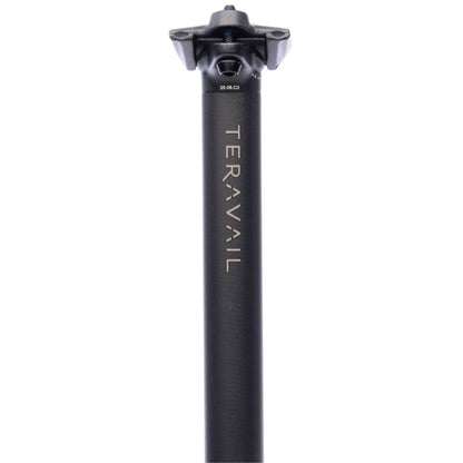 Teravail Stratum SE Seatpost - 27.2 x 400mm, 18mm Offset, Black [MPN: 19-000576]_2085739